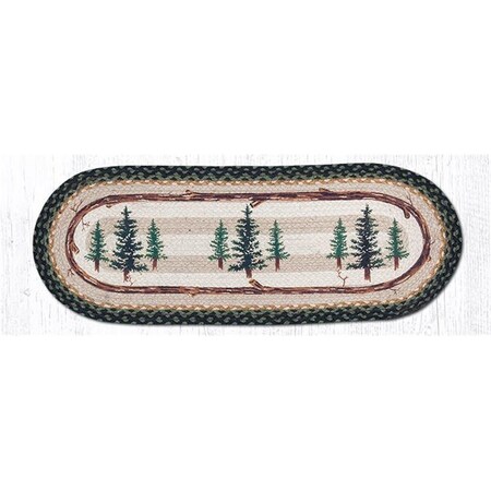Palacedesigns 13 x 36 in. Tall Timbers Oval Patch Runner PA2847845